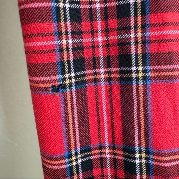 J.Crew High Rise Cameron Pants in Red Stewart Tartan - Picture 7 of 8